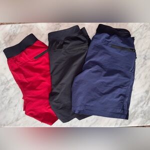 FABLETICS Bundle of 3 Men’s Fundamental Short II Lined 7in inseam